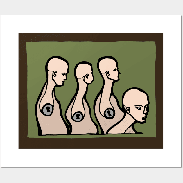 Mannequin Torsos Wall Art by JSnipe